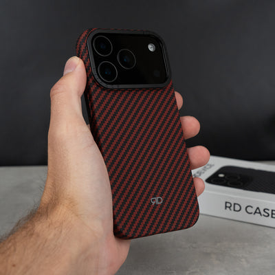 Funda de fibra de carbono RD V3 (ROJA)