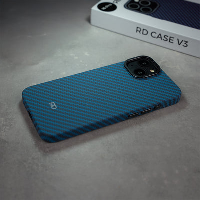 Funda de fibra de carbono RD V3 (AZUL)