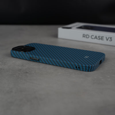 Funda de fibra de carbono RD V3 (AZUL)