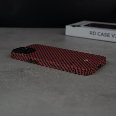 Funda de fibra de carbono RD V3 (ROJA)