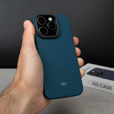 Funda de fibra de carbono RD V3 (AZUL)