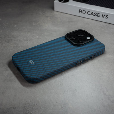 Funda de fibra de carbono RD V3 (AZUL)
